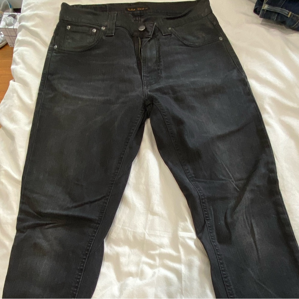 Black Nudie Jeans - Grim Tim